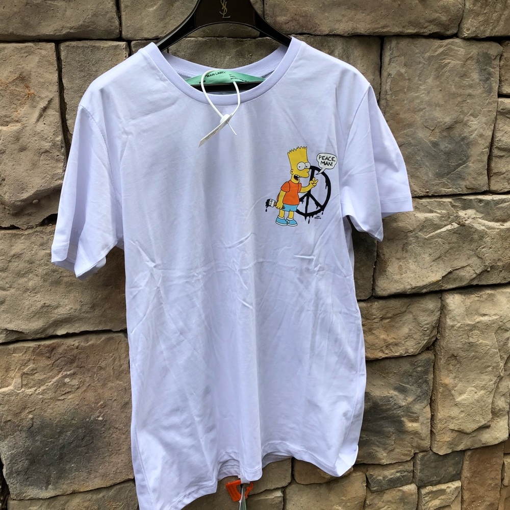 OFF-White Peace Man Bart T-Shirt